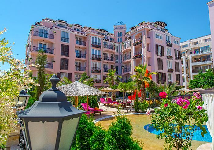 Romance Marine Aparthotel Sunny Beach Exterior foto